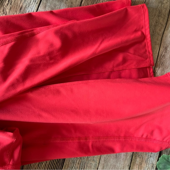 NWT Joy Lab Orange High Rise Extra Long Flare Slit Leg Legging Size XL - Picture 8 of 15